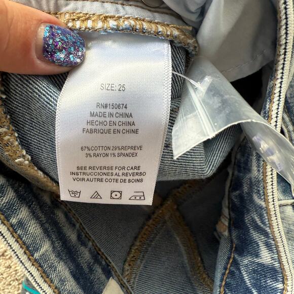 WLab Denim Maxi Skirt size 25 - Picture 5 of 5